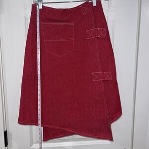 Nisa San Francisco Women’s Red Skirt Asymmetrical small